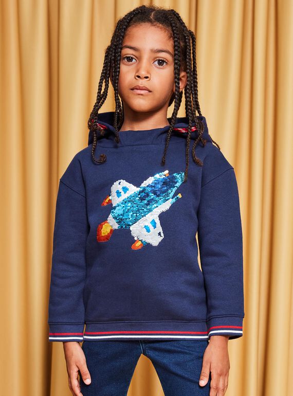 Kapuzen-Sweatshirt mit Raketendruck DOGRAGE 1 / 22H3PG82SWE070