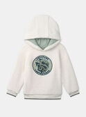 Kapuzen-Sweatshirt Schaffell-Imitat LADOTAGE / 24H3PGQ1SWE811
