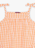 Kind Mädchen kariertes Kleid CHIVYETTE / 22E2PFM1RBS001