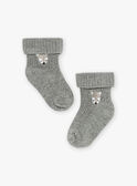 Hellgraues Oberteil, Pyjamaunterteil und Socken GODSON / 23H0CGL2ENSJ920