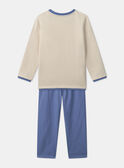 Pyjama aus angerautem Molton mit Drachenmotiv MUIGOZAGE / 25E5PGE3PYJA013
