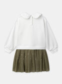 Off white DRESS NUFOILETTE / 25H2PFQ1ROB009