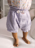 Lila Body, Bloomer und Stirnband mit Blumenmuster FORINE / 23E0CFT2ENSH700