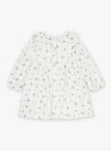 Ungebleichtes Kleid mit Karomuster und Blumenmuster GACECILE / 23H1BF81ROB001