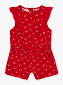 Roter Jumpsuit mit Sternendruck 22E1BFP1CBL050