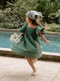 Kleid mit Blumenstickerei FUBRODETTE / 23E2PFN1ROBG605