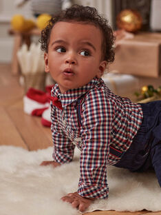 Baby Boy's Red Bow Check Shirt BAWILL / 21H1BGR1CHM050