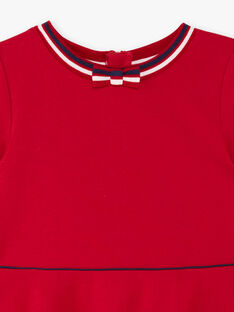Rotes Kleid Kind Mädchen ZLOMETTE4 / 21E2PFK5ROB719