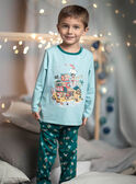 Blaues Pyjama-Set mit Piratenmotiv für Kind Junge CAPIRAGE / 22E5PG45PYJC215