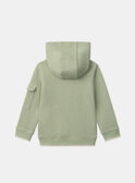 Sweatshirt mit Reißverschluss und Ufo-Motiv MLESSAGE / 25E3PGO1GILG600