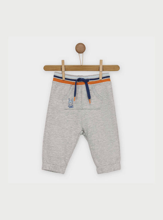 Grau melierte Jogginghose RAARMOR / 19E1BG21JGB943