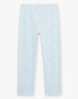 Blauer Pyjama mit Einhornmuster DOULIETTE / 22H5PF23PYJ222