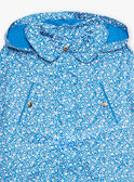 Kind Mädchen 2-in-1 blauer Regenmantel CLAFLETTE / 22E2PFG1IMP208