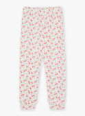 Rosa Pyjama-Set aus angerautem Molton KUILICETTE / 24E5PF53PYJD302