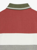 Colorblock-Poloshirt mit Dinosaurier FRIPLAGE1 / 23E3PGD1POL628