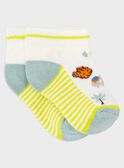 Kurze Socken gelb RASTEPH / 19E4BGM2SOB632