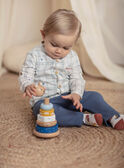Multicolor STACKING AND SORTING BEAR PYRAMID / 20J78251EPE099