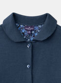Blaue Strickjacke aus Jersey-Strick LECARDETTE / 24H2PFJ1CARC233