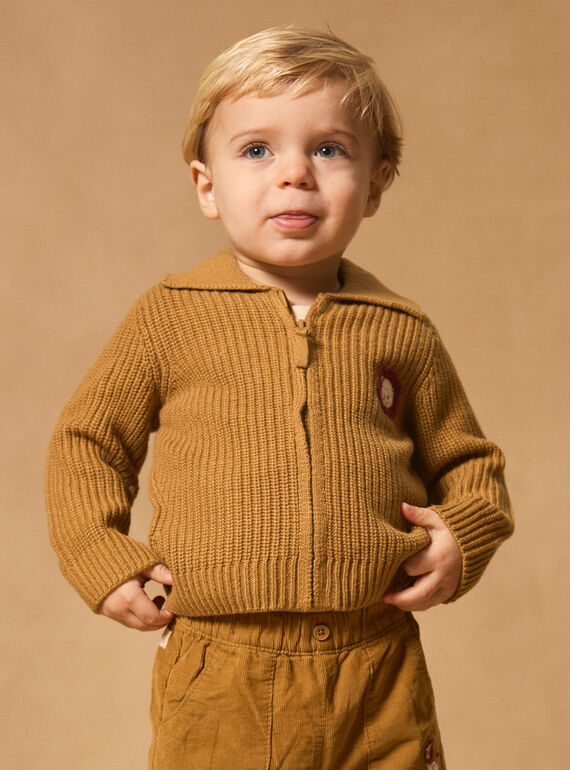 Strickjacke mit Reißverschluss und Kragen MAARMAND / 25E1BG71GIL812