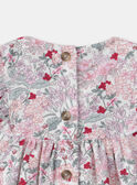 Gesmoktes Kleid mit Blumenmuster LANOEMIE / 24H1BFQ1CHS001