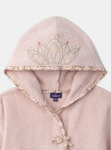 Rosa Prinzessinnen-Bademantel LUIBAETTE / 24H5PF31PEI311