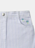 Gestreifter Jeansrock MLEJUPETTE / 25E2PFO1JUP001