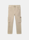 Beige Cargo-Hose MEDIAGE / 25E3PG81PAN806