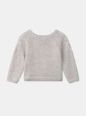 Melierte Strickjacke mit Blumen  MABELLE / 25E1BF71CAR006