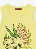 Blaues Tank-Top mit Hai-Muster Kind Junge CYDEBAGE4 / 22E3PGT2DEB108