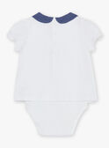 Body T-Shirt mit Blumenstickerei FANELLY / 23E1BFN1BOD001