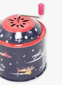Rotes Spieluhrrad mit Weltraummotiv SMATI0036ESPACE / 23J7GM71BAM099