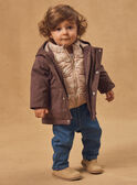 2-in-1-Parka mit langen Ärmeln in Braun oder Beige mit Bärenprint, Baby, Jungen NINATHAN / 25H1BGE1PAR816