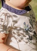 Body T-Shirt mit Blumenstickerei FANELLY / 23E1BFN1BOD001
