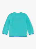 Türkisblauer Pullover ZAKEVIN / 21E1BGJ1PULG621