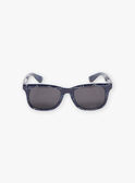 Marineblaue Sonnenbrille mit Hai-Aufdruck für Kind Junge CYGLASSAGE / 22E4PGO1LUS622