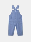 Lange Latzhose mit Streifen MACESAR / 25E1BG81SALC209