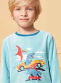 Pyjama aus Nicki mit Dino-Motiv LUIRIAGE / 24H5PG35PYJC242