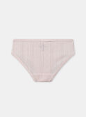 Pale rose BRIEFS / PANTY RIB NEJAZETTE / 25H5PFC4SLR301