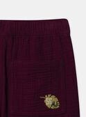 Bermuda-Shorts in Bordeauxrot MRAGAGE / 25E3PGR1BER511