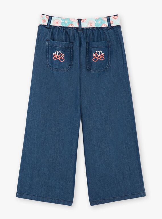 Weite Denim-Hose mit Gürtel ZEPALAZETTE / 21E2PFI1PANK005