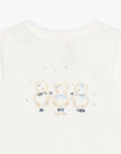 T-Shirt mit langen Ärmeln ecru DARACHEL / 22H1BFY1TEE001