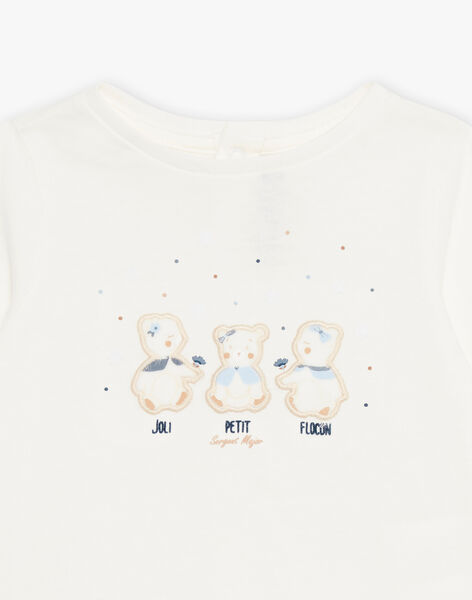 T-Shirt mit langen Ärmeln ecru DARACHEL / 22H1BFY1TEE001