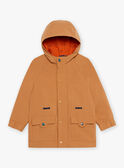 3 in 1 Kapuzen-Parka camelfarben FRAVAGE / 23E3PG52PARA014