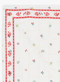 Kariertes Halstuch mit Früchte- und Blumenprint FEFOLETTE / 23E4PFB1ECH001
