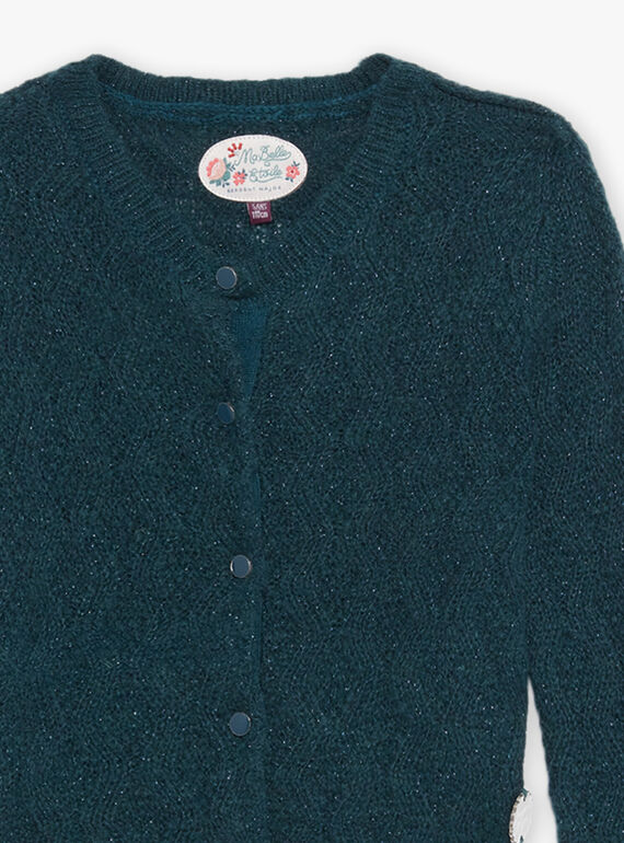 Strickjacke mit Fantasiemuster DUICAETTE / 22H2PFZ1CARG633