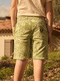 Bermudashorts mit Blatt-Motiv MLEFORTAGE / 25E3PGO3BERG600