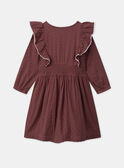 Besticktes Kleid aus Baumwollmusselin MABRODETTE / 25E2PF72ROB511