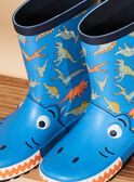 Blaue Gummistiefel mit Dinosaurier-Print FEPLUIAGE / 23N10PG11D0C208