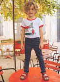 T-Shirt mit Dinosauriermotiven auf Fahrrädern FEMIAGE / 23E3PGB1TMC001
