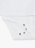 Body T-Shirt mit Blumenstickerei FANELLY / 23E1BFN1BOD001